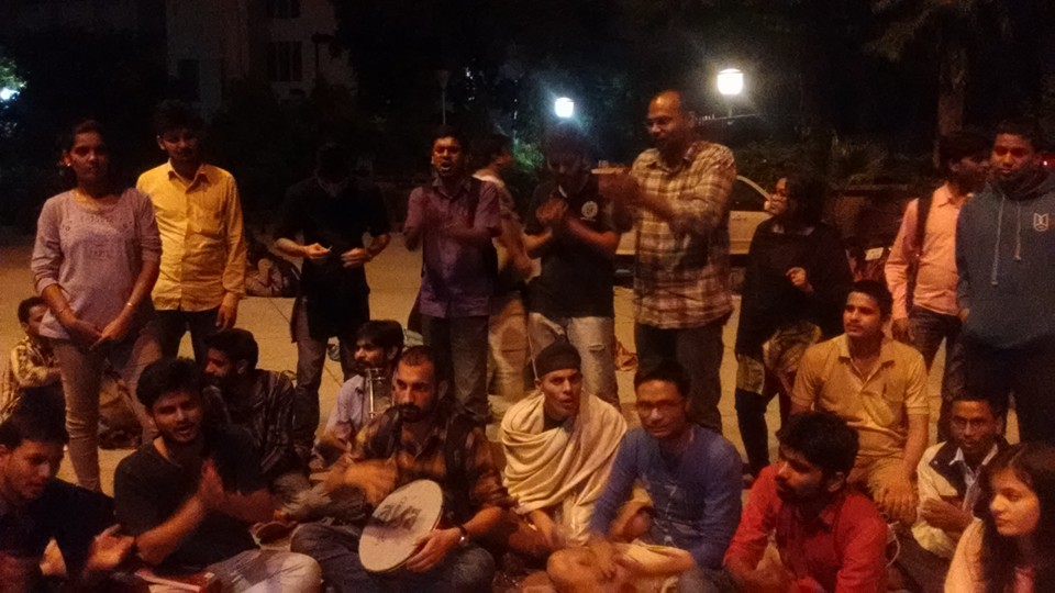 #OccupyUGC continues through the night