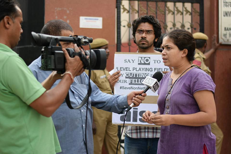 Com. Sucheta, AISA National President Addresses Media