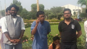 Comrade Ananat Addressing in University of Hyderabad 