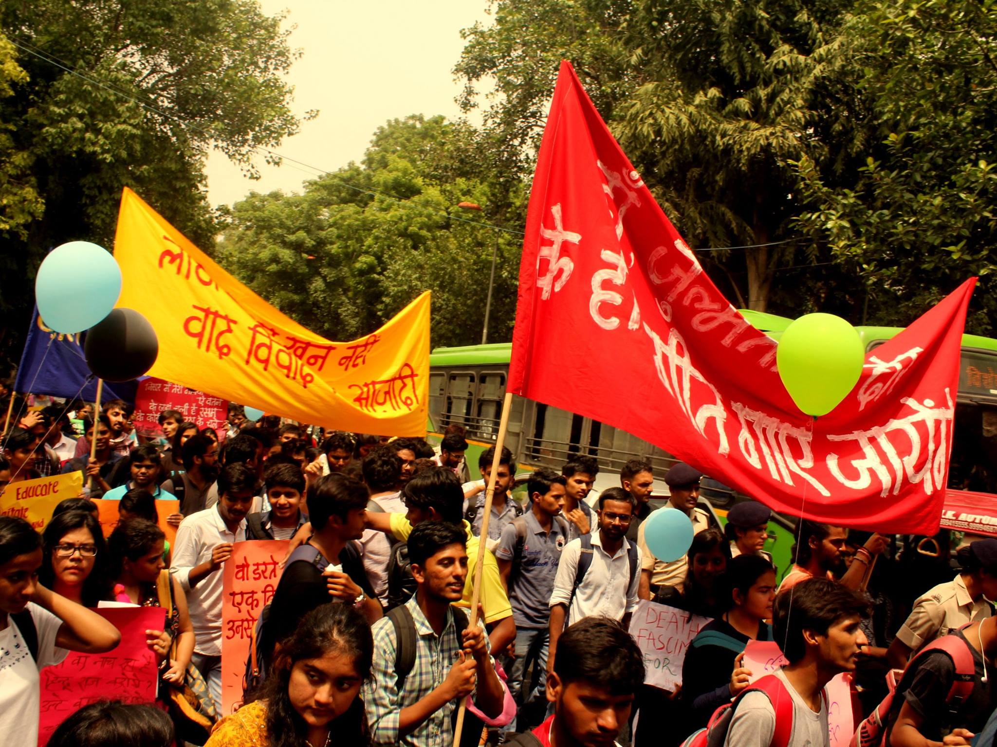 Poetry March in DU