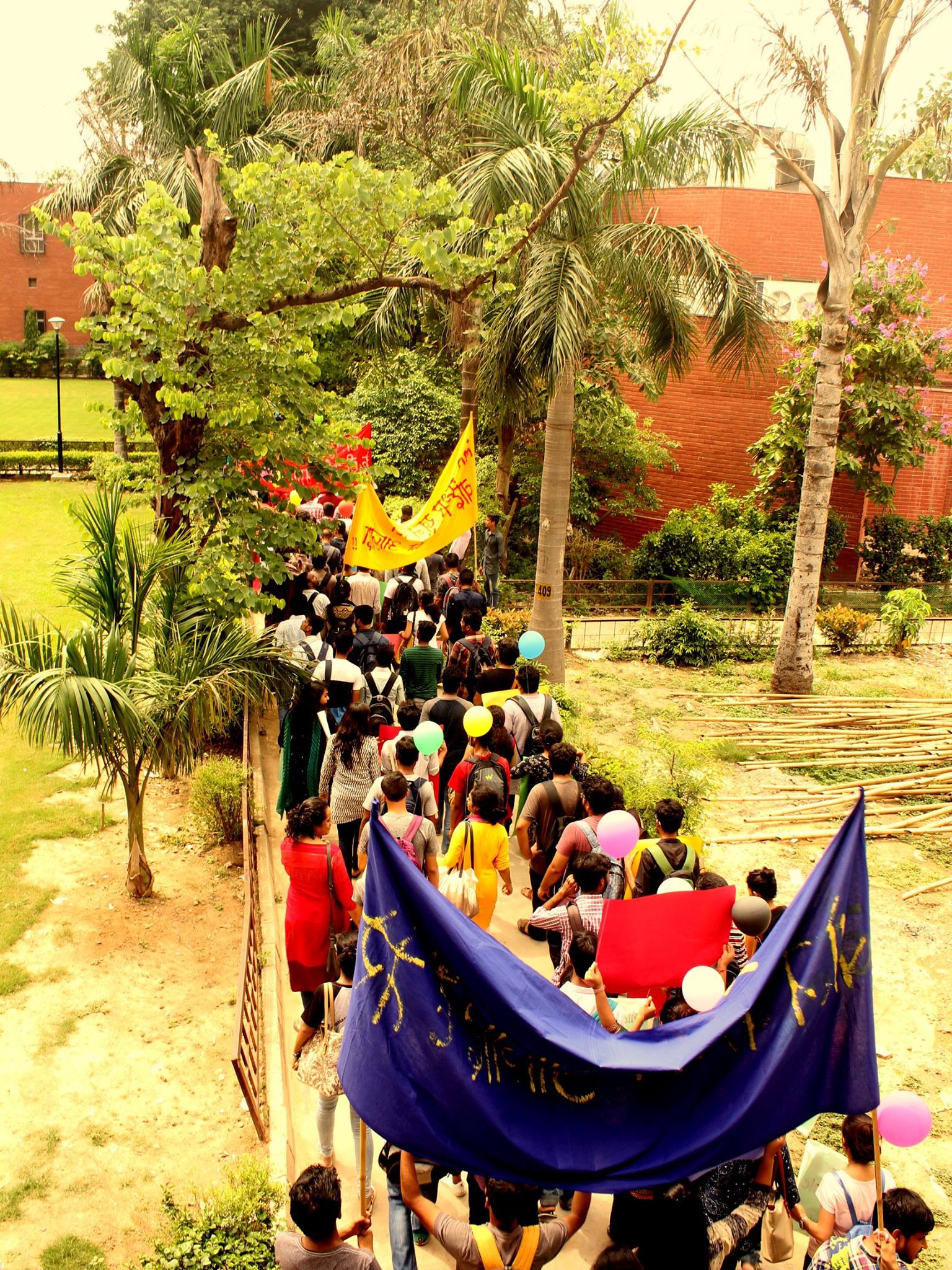 Poetry March in DU