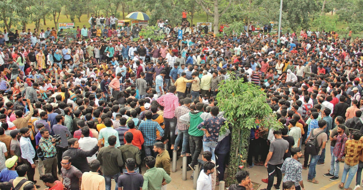 Gujarat GSSSB protest