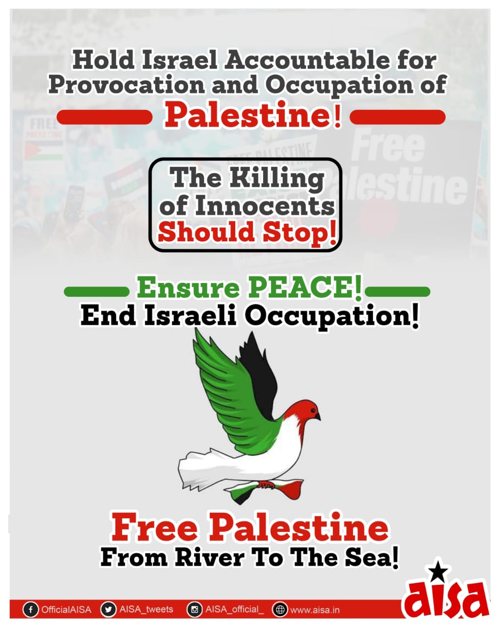 Free Palestine – From River to Sea!